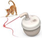 MayMaw Automatic Cat Laser Toy - Rechargeable Interactive Cat Toy with Tumbler Design, 360° Random Motion, 3 Speed Modes & Catnip, Best Gift for Bored Indoor Cats & Kittens