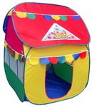 Homecute Foldable Pop Up Hut Type Kids Toys Small Size Baby Tent House, Tent House for Girls & Boys, Play Tent House for Kids (Multi Color)