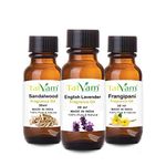 Tatvam Soap Making Fragrance oil Set of 3 - English Lavender, Sandalwood, frangipani (30 ml Each)