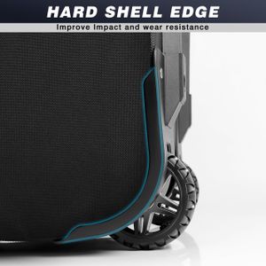 CHAMPKEY Golf Travel Bag with Wheels – Durable Rolling Case