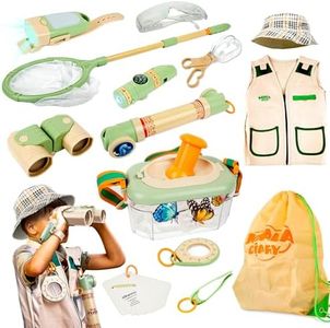 SMILESSKIDDO Kids Explorer Kit, 27 Pcs Outdoor Explorer Kit & Kids Bug Catching Kit - Kids Nature Kit Outdoor Camping Adventure Toys for Kids 3+ Years Old