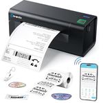 BRONTIX Bluetooth Thermal Printer 4x6 inch Label for Business | Bluetooth inkless Printer | | 203 DPI | Barcode Printer Machine | Label Printer Machine