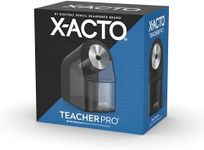 X-ACTO Electric Pencil Sharpener, Heavy Duty Pencil Sharpener for School, Black, 1 Count