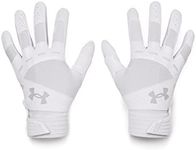 Under Armour Women's Motive Softball Gloves , (100) White / White / Halo Gray , Medium