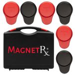 MagnetRX® Biomagnetic Magnets Kit – Magnets for Medical Biomagnetism – Dr Goiz Magnets for Biomagnetism Bio Magnet Pair – 5200 Gauss Large Round Magnets (6 Units)