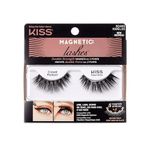KISS Magnetic Lash Collection 1 Pair of False Eyelashes, Crowd Pleaser, Reusable Synthetic False Eyelashes With 5 Double Strength Magnets