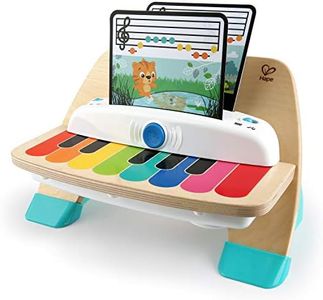 Baby Einstein and Hape Magic Touch Piano Wooden Musical Toddler Toy, Age 6 Months and Up