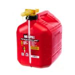 No-Spill NSP-1460, 5 Gallon Gas Can for Fuel with View Stripe