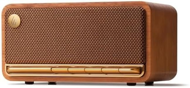 Edifier MP230 Cassa Portatile Bluetooth, Altoparlante Wireless 48mm Driver, Suono Stereo 20W RMS, Alti Nitidi e Bassi Punchy Disegno Vintage, 9H Durata, Bluetooth AUX Micro SD (Legno Retro)