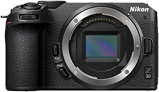 Nikon Z30 Body + Lexar SD 64 GB 800x Fotocamera Mirrorless, CMOS DX da 20.9 MP, LCD Angolazione Variabile, Registrazione fino a 125min, Video 4K, Nero [Nital Card: 4 Anni di Garanzia]
