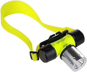 BESTSUN Diving Headlamp, High Lumen Diving Swimming Headlamp Light Waterproof Underwater Diving Head Flashlight Diver Submarine Head Torch Scuba Safety Lights (Only headlamp)