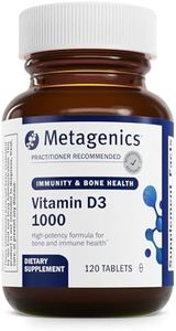Metagenics Vitamin D3 1000 IU - Vitamin D Supplement for Healthy Bone Formation, Cardiovascular Health, and Immune Support - 120 Count