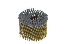 Metabo HPT 12705HHPT 2-3/8 in. x .113 Ring 2.7M Hot-Dipped Galvanized Round-Head Wire Coil Framing Nails for NV90AG | NV83A4 | 2700 Count