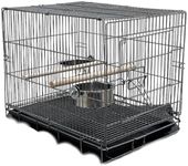 WUNDAPETS CARRIER 19" MEDIUM PARROT BIRD TRANSPORT CARRYING CAGE TRAVEL HOLIDAY