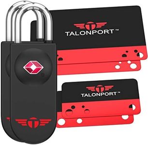 Keyless TSA Approved Luggage Locks with Lifetime Card Keys & No Combo to Forget (2 Pack)