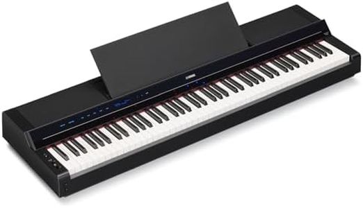 Yamaha P-S500 - Smart Digital Piano with 88 Weighted Keys, Stream Lights, Bluetooth, VRM, 660 Voices, Audio/MIDI Recording - Black