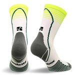 Vitalsox VT6810 Italian Made Compression Ligament Support Sport Crew Socks with Silver DrystatItalian