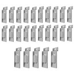 Slatwall Picture Hooks - for Hanging Frames on Slatwall in Chrome - Shop Retail Display (J84)