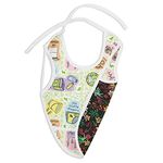 SuperBottoms WaterProof Apron Style Reversible Bib for babies with crumb catcher(Assorted Pack of 1)