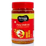 Homcook Bhut Jolokia Ghost Pepper Naga King chilli Pickle |CHILI OIL |Fiery Hot sauce 240g