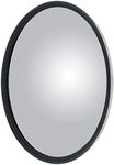 Retrac 609838 7-1/2-Inch Stainless Steel Offset-Mount Convex Mirror Head with J-Bracket, Universal Driver or Passenger Side