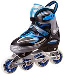 Cosco Unisex Inline_Skate_Wheel Sprint Roller Skates, Small, Multicolor