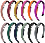 Duufin 12 Pieces Teeth Comb Headban