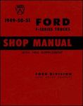 1949 1950 1951 1952 FORD PICKUP TRUCK Shop Manual