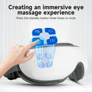 Medcursor Heated Eye Massager – White, Soothing Compression