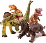 Tejisha Mart Dinosaur Toy - Dinosaurs Animals Figures Toys Play Set for Kids (Multicolor) (10 Pieces)