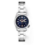 SEIKO Automatic Watch for Men - 5 Sports Collection - Stainless Steel, 60-Minute Track - 100M Water Resistant, Blue, Modern