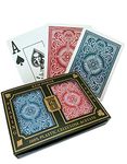 Springbok KEM Arrow Playing Cards: 2 Deck Set Red and Blue, Jumbo Index