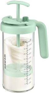 Borosilicate Glass Formula Mixing Pitcher – 32oz True Mixing Capacity, Time Dial for Freshness Tracking, Dishwasher-Safe, BPA-Free Lid, Perfect for Breastmilk Pitcher Method & Multi-Baby Feeding