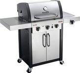 Char-Broil 140736 Professional Series 3400 S - 3 Burner Gas Barbecue Grill with TRU-Infrared™ technology and Side-Burner, Stainless Steel Finish