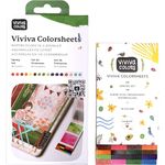 Viviva Watercolor Paint Set, Spring 16 Colors, Vibrant & Fun Colors for Adults & Kids