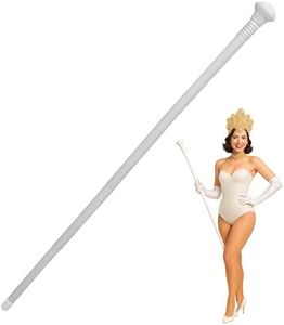 Nicky Bigs Novelties Adult Costume Accessory Tuxedo Dance Recital Parade Walking Cane - Handheld Prop Non Weight Bearing, 44 Inches Long