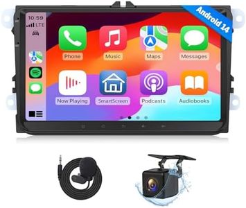 Eonon Android 14 Car Stereo for Volkswagen Golf MK5/MK6 Jetta Passat SEAT Skoda, 9'' CarPlay Android Auto Touchscreen Headunit with DSP, Bluetooth 5.4,SWC, 3+32G - VWX7