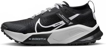 Nike Women's Zegama Trail Running Shoes, Black/White, 8