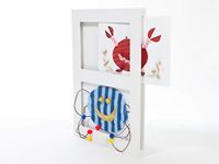 Articulate Gallery - A4 Kids Art Frames - A4 Double White Frame - Double Display Frame for Kids Artwork- 21 x 30cm frame - Kids Art Projects, School, Home or Office