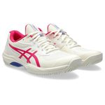 ASICS Womens Game Ff Sneaker, Cream Bright Rose, 6 UK
