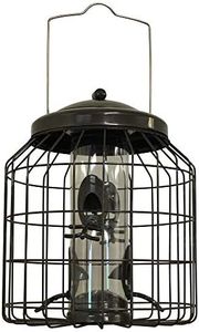 Deluxe Heavy Duty Squirrel Proof Wild Bird Hanging Seed Feeder Cage