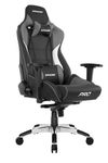 AKRacing Masters Series Pro Luxury XL Gaming Chair with High Backrest, Recliner, Swivel, Tilt, 4D Armrests, Rocker and Seat Height Adjustment Mechanisms with 5/10 warranty - Grey