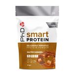 Phd Smart Protein, Versatile Shake, Ideal for Shakes, Baking and Deserts, Salted Caramel Flavour, 17 Servings per 510 g Bag