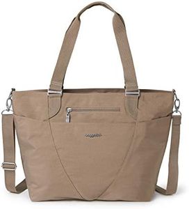 Baggallini Avenue Tote - Medium 12x18 Inch Travel Crossbody Shoulder Bag - Lightweight Laptop Tote Bag, Beach, One Size