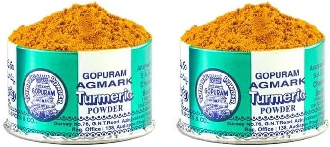 Turmeric Powder Tin,Weight 50gm Each - Pack of 2pc