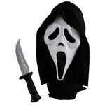 Fun World Unisex-Adult's Ghost Face with Knife, Multi, Standard