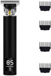 Hair Clippers for Men,Electric Hair Clippers for Men Cordless Hair Trimmer Waterproof Beard Trimmer LED Display with 4 Guide Combs Type-c Fast Chager 50 cm Cord Dual Power Modes