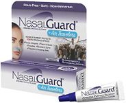 NasalGuard Airborne Particle Blocker Nasal Gel for Air Travelers - Drug-Free, Non-irritating, Non-drowsy, Airplane Travel Approved (Unscented) - Over 150 Applications Per Tube (0.1 oz, Pack of 1)