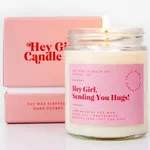 Hug in A Jar Candles Gifts for Women, Thinking of You Gift Candles, Sweet Fig + Grapefruit 13 oz Long Lasting 60-80 Hour Burn Aromatherapy with Gift Box, Mother's Day Gifts