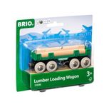 Brio Lumber Loading Wagon - 3+ Years, Red